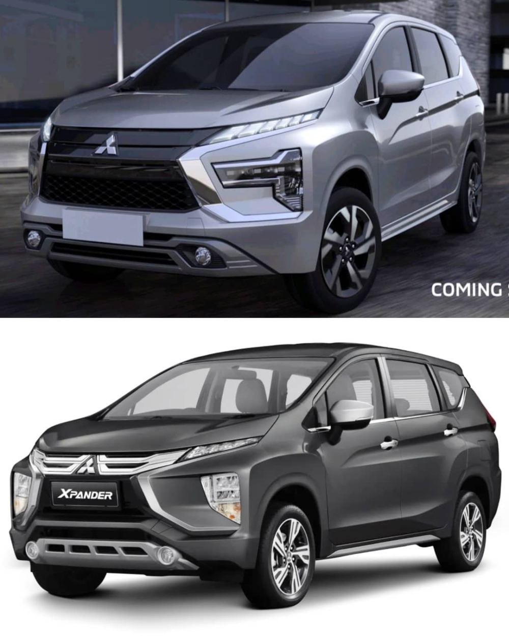 So sánh thiết kế đầu xe của Mitsubishi Xpander 2022 và phiên bản cũ