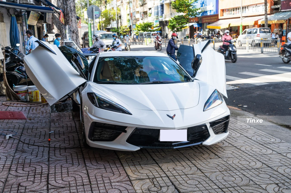 Chevrolet Corvette C8 duy nhất Việt Nam Chevrolet Corvette C8 duy nhất Việt Nam biến mình qua bản độ ít ai ngờ