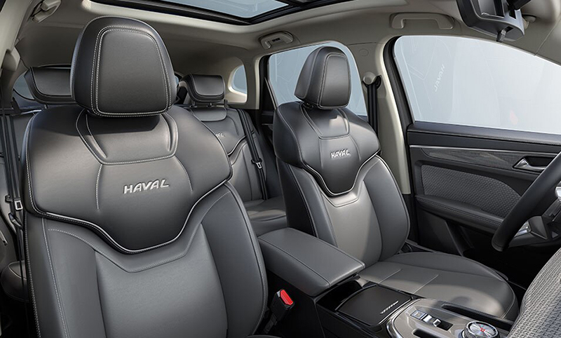 Ghế của Haval Jolion có thiết kế khá thể thao