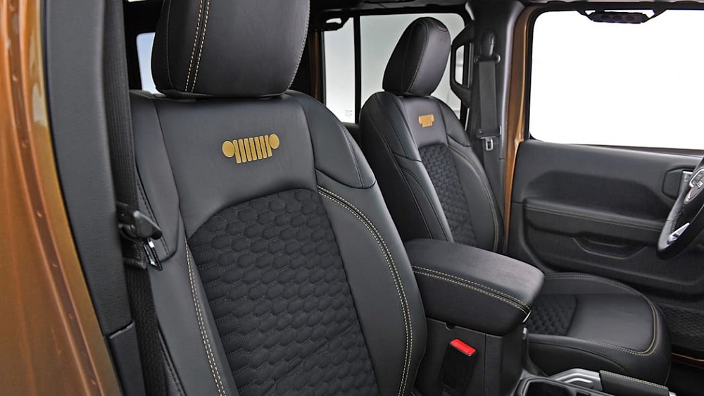 Ghế trước của Jeep Wrangler Overlook Concept