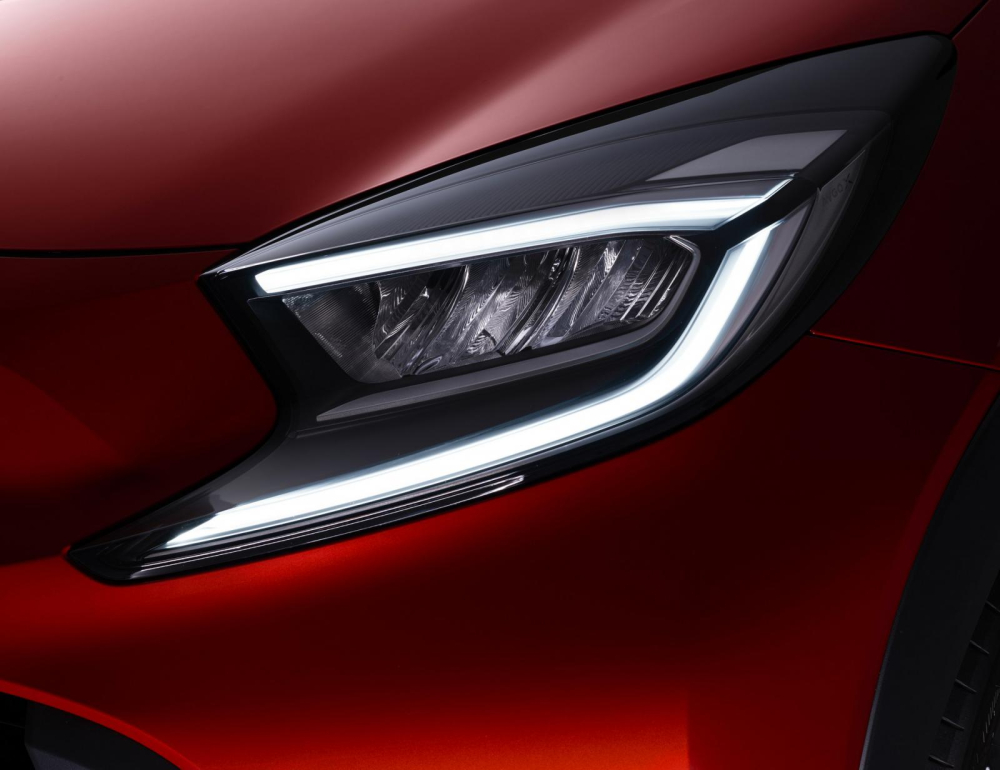 Cụm đèn pha của Toyota Aygo X 2022