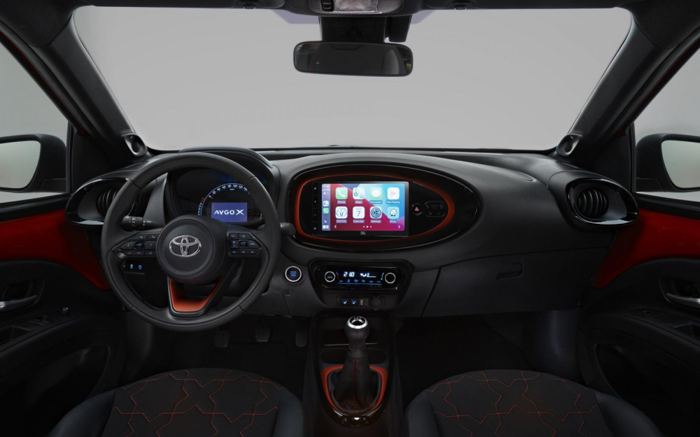 Nội thất bên trong Toyota Aygo X 2022