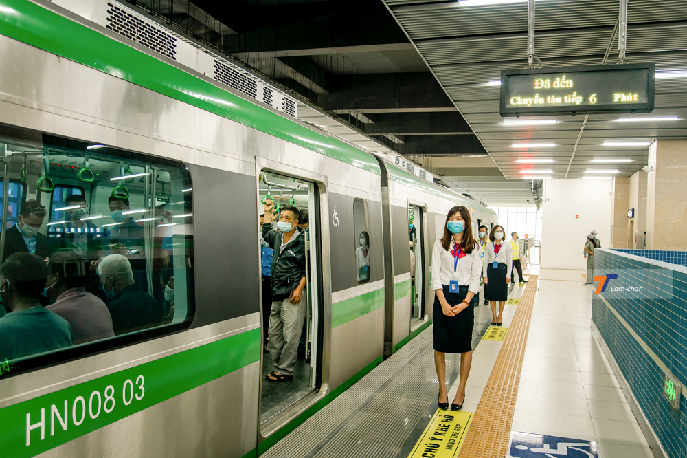 Tàu điện Cát Linh – Hà Đông đã chính thức được khai thác.