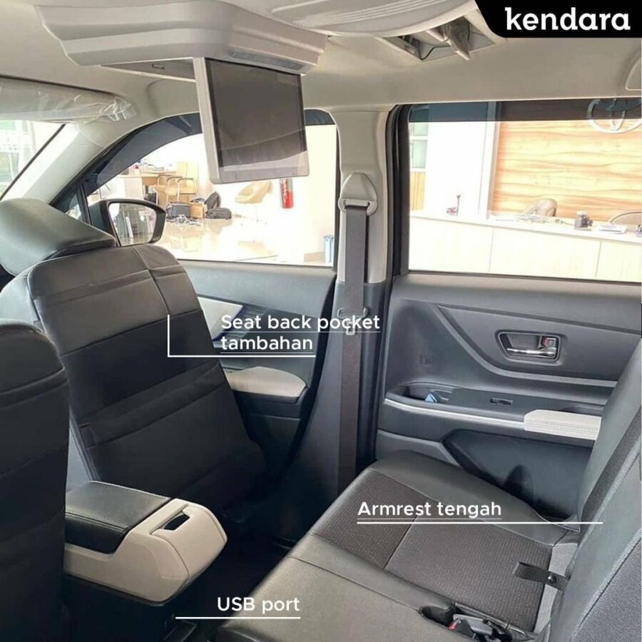 Hàng ghế giữa của Toyota Veloz 2022 Hàng ghế giữa của Toyota Veloz 2022
