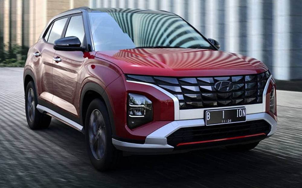 Thiết kế đầu xe của Hyundai Creta 2022 thay đổi hoàn toàn so với trước