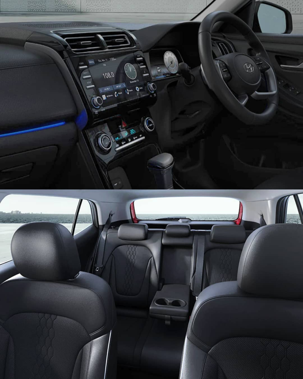 Nội thất bên trong Hyundai Creta 2022