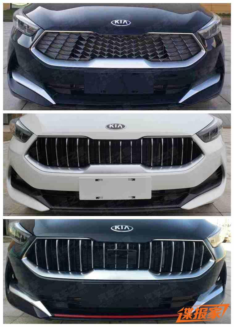 Lưới tản nhiệt của Kia K3 2022 tại Trung Quốc thay đổi theo phiên bản