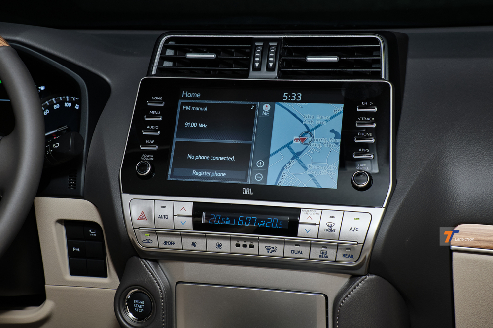 Màn hình giải trí 9 inch có kết nối Apple CarPlay/Android Auto. Màn hình giải trí 9 inch có kết nối Apple CarPlay/Android Auto.