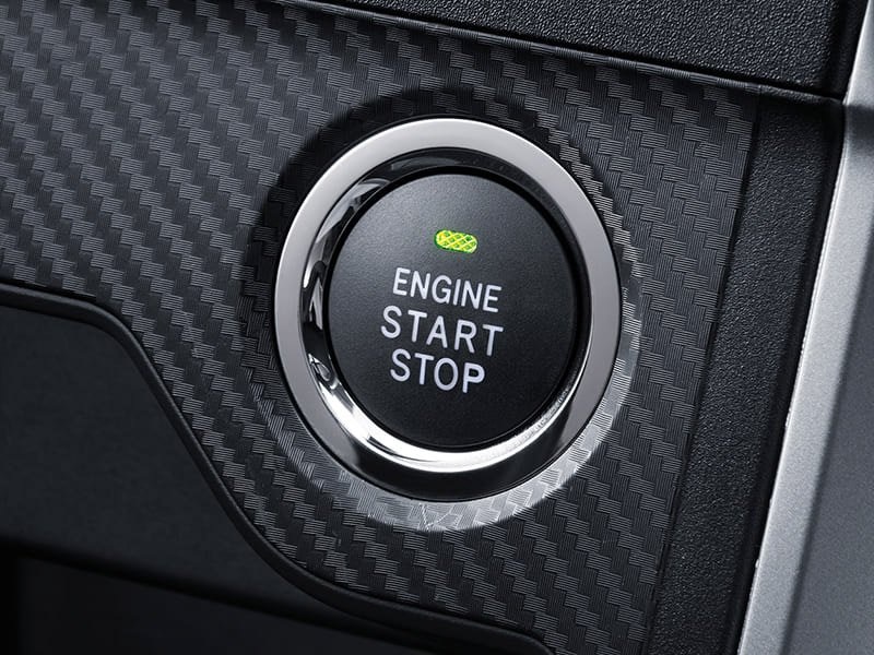 Nút bấm khởi động máy của Toyota Avanza 2022