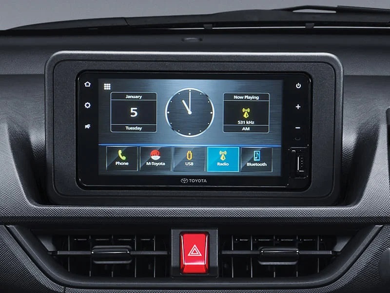 Màn hình cảm ứng 9 inch của Toyota Avanza 2022