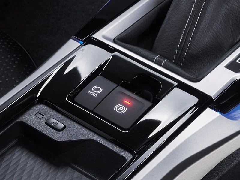Toyota Veloz 2022 có phanh tay điện tử và tự động giữ phanh tạm thời