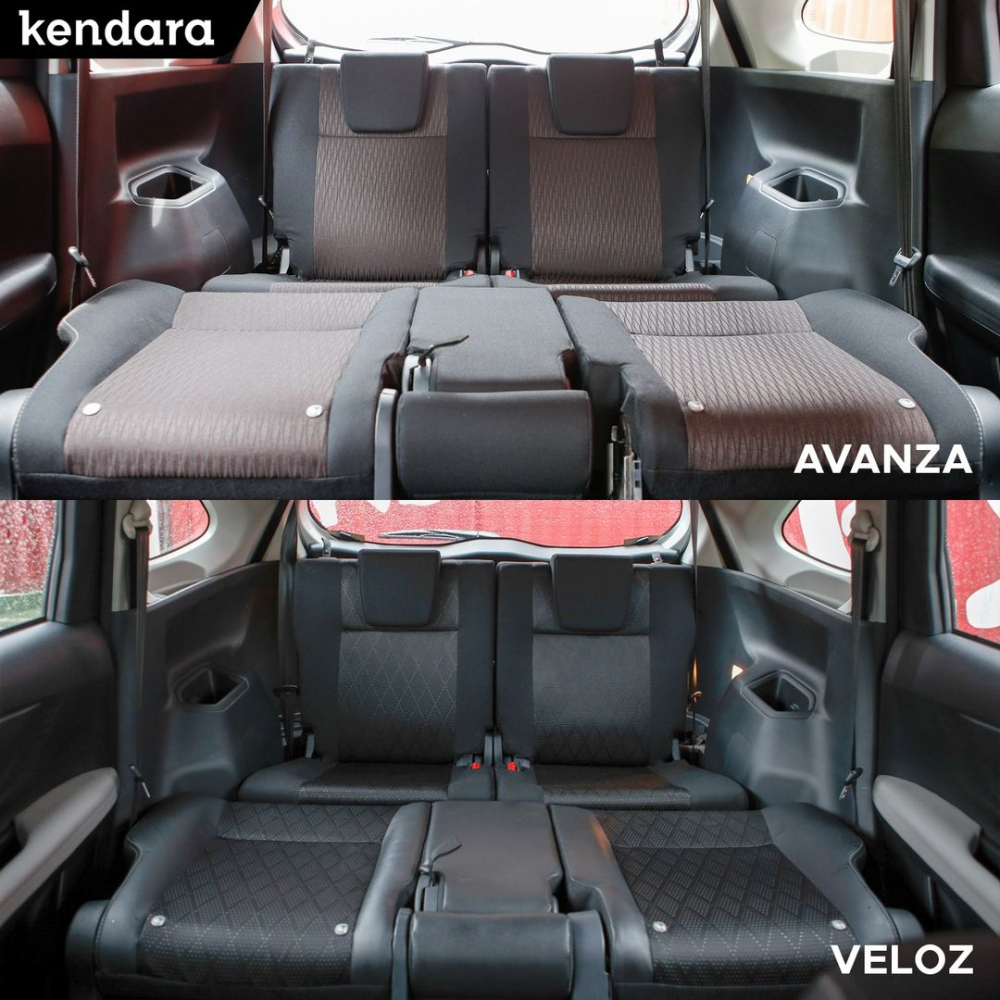Hàng ghế sau của Toyota Avanza 2022 và Veloz