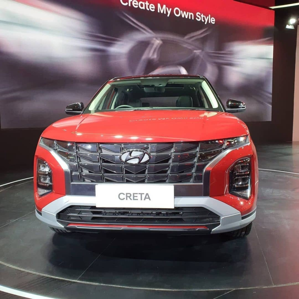 Cận cảnh đầu xe của Hyundai Creta 2022