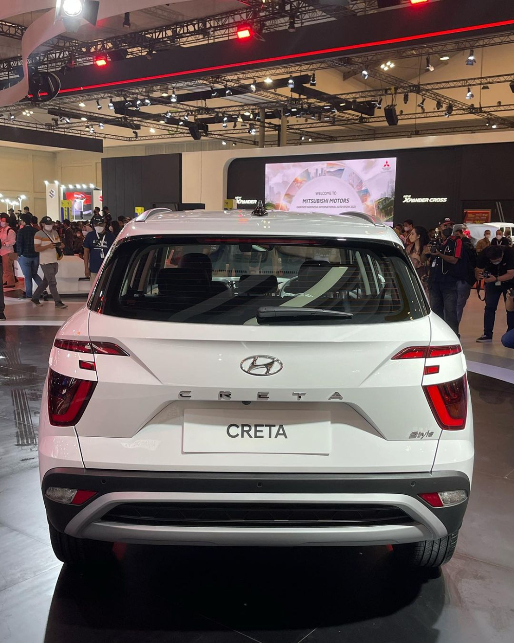 Thiết kế đằng sau của Hyundai Creta 2022 được cải tiến nhẹ