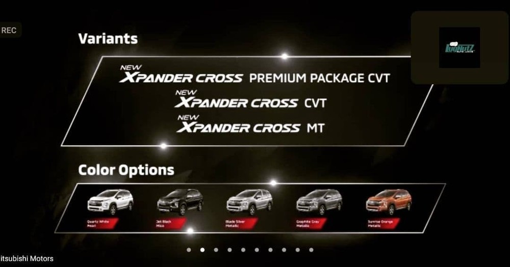 5 màu sơn ngoại thất của Mitsubishi Xpander Cross 2022