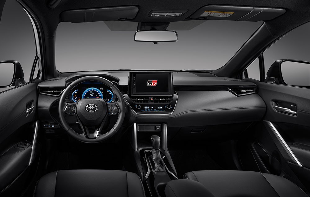 Nội thất của Toyota Corolla Cross GR Sport 2022 tại Đài Loan Nội thất của Toyota Corolla Cross GR Sport 2022 tại Đài Loan