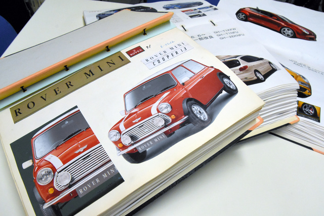 Catalogue của một chiếc Rover Mini