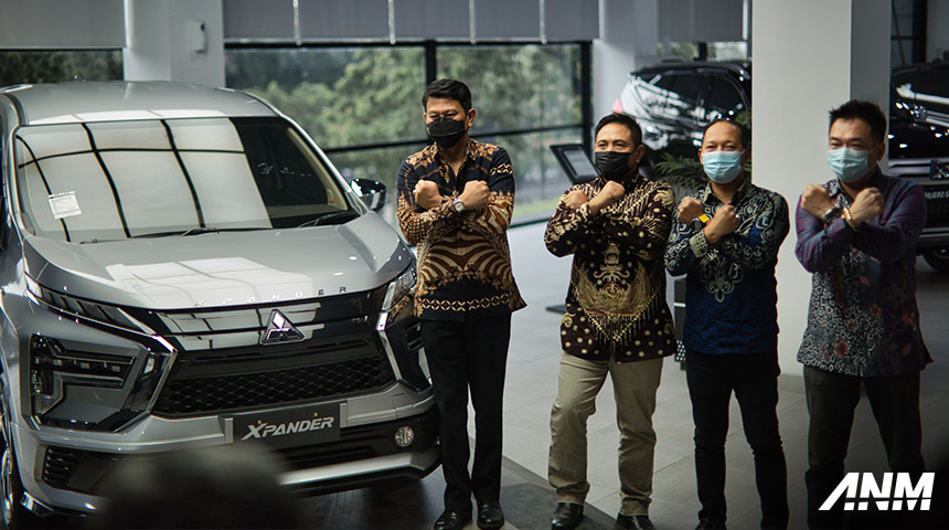Mitsubishi Xpander 2022 trong sự kiện ra mắt khu vực Đ&ocirc;ng Java v&agrave; Bali của Indonesia