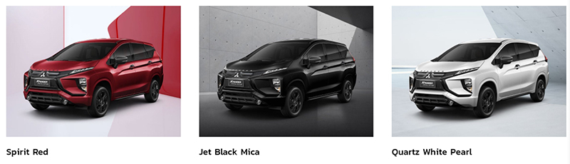 3 tùy chọn màu sơn của Mitsubishi Xpander Special Edition