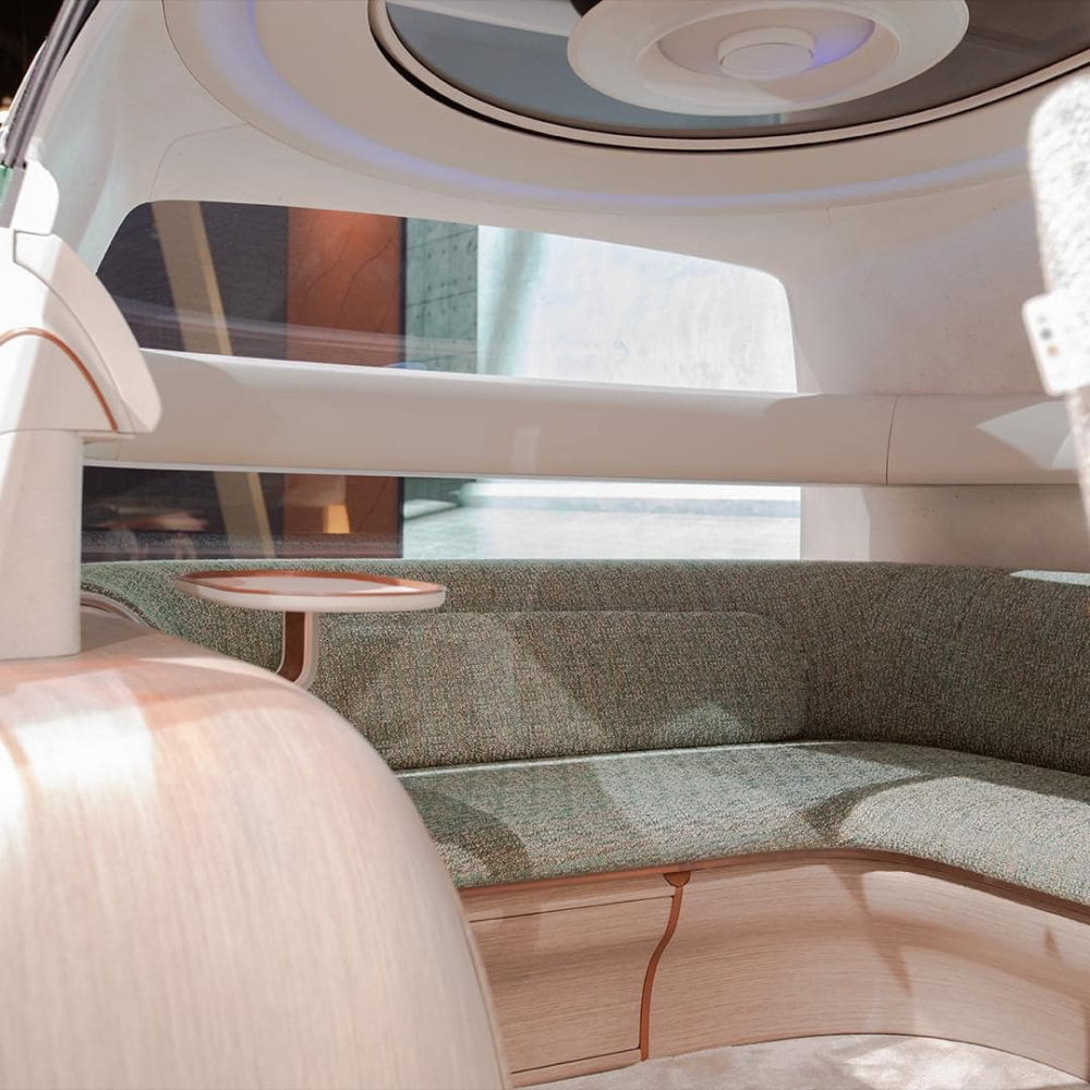 Ghế sofa phía sau của Hyundai SEVEN Concept