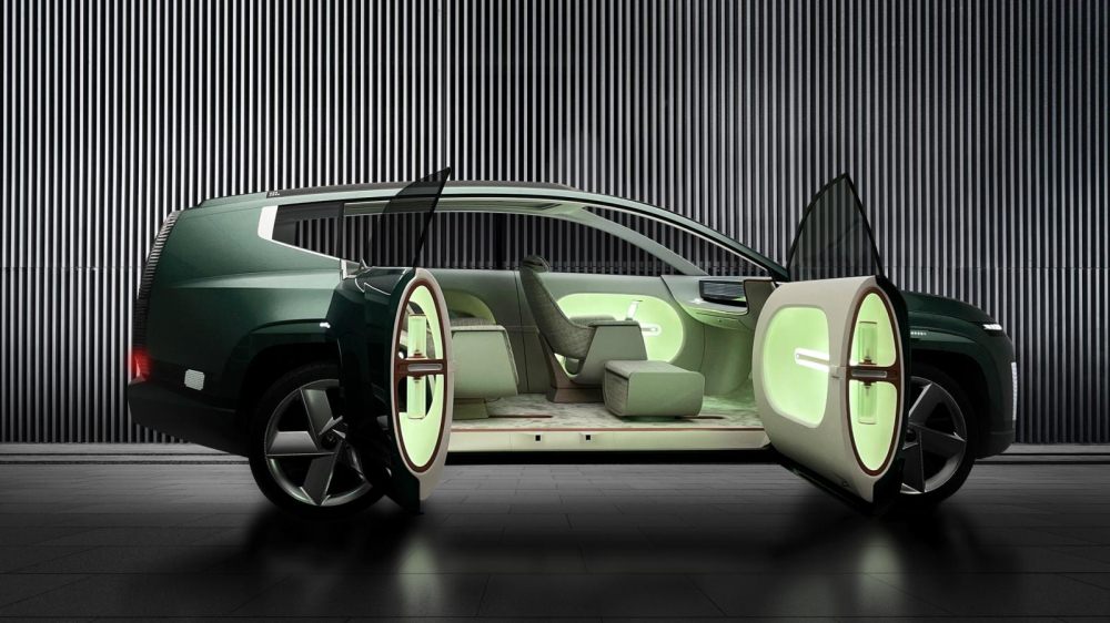 Hyundai SEVEN Concept sở hữu không gian nội thất như phòng khách tại nhà