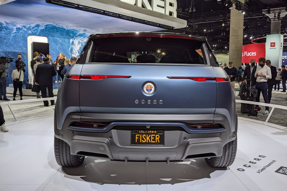 Phía đuôi của Fisker Ocean 2023