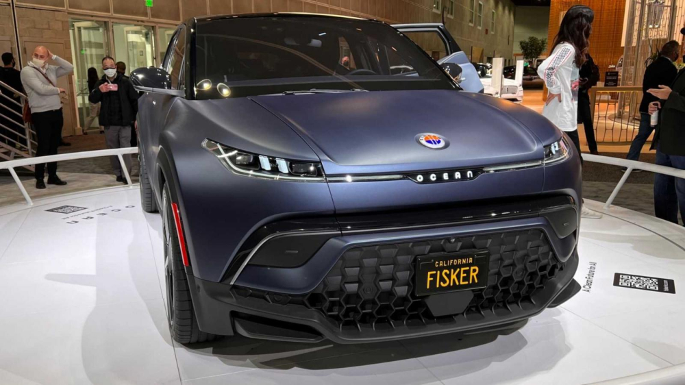 Đầu xe của Fisker Ocean 2023
