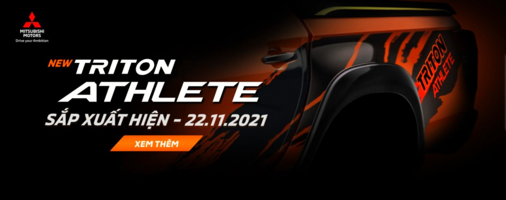Mitsubishi Motors Việt Nam hé lộ ngày ra mắt của Triton Athlete mới