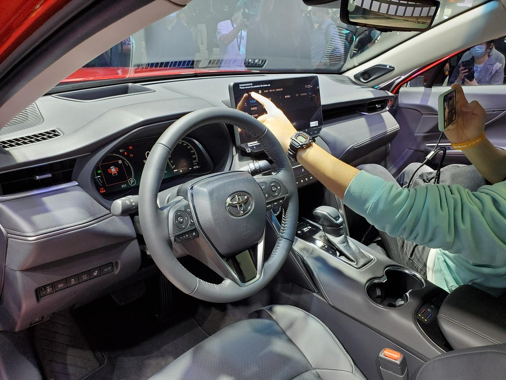 Nội thất bên trong Toyota Venza 2022 dành cho Trung Quốc