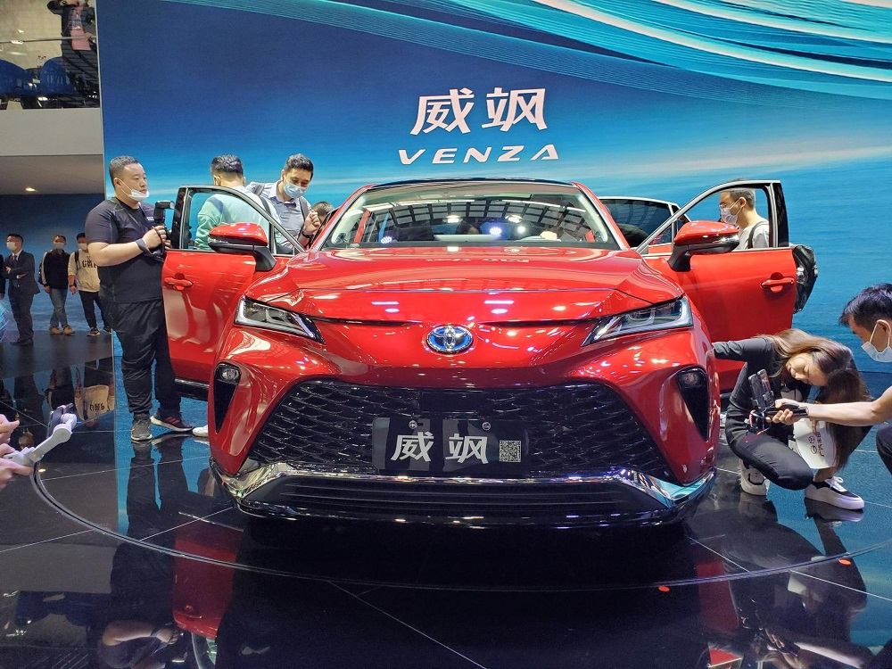 Toyota Venza 2022 tại Trung Quốc sở hữu thiết kế đầu xe mới