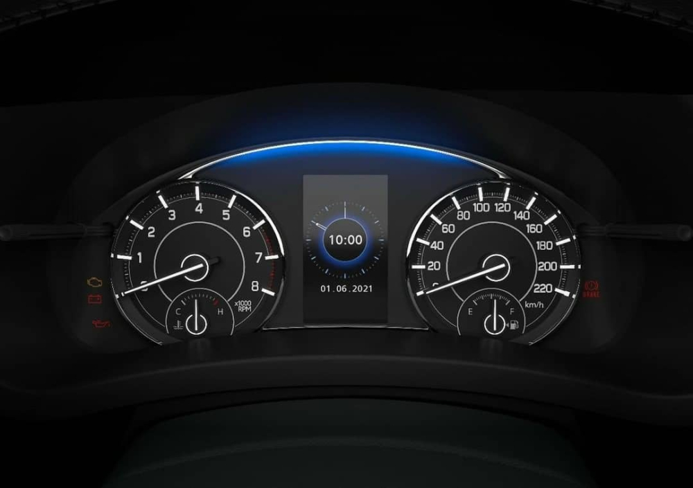 Bảng đồng hồ của Toyota Belta 2022