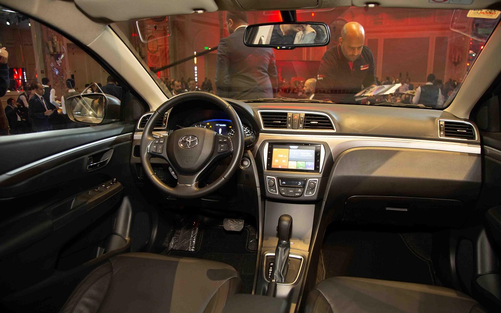 Nội thất bên trong Toyota Belta 2022