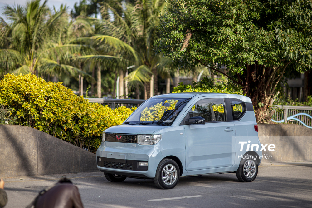 Wuling Hongguang MiniEV nhỏ gọn và vuông vắn.