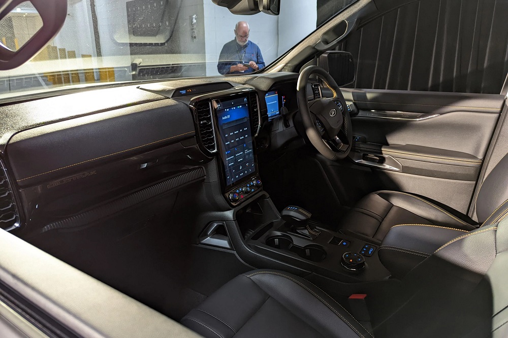 Nội thất bên trong Ford Ranger 2022