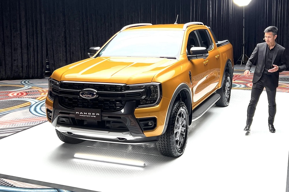 Cận cảnh thiết kế đầu xe mới của Ford Ranger 2022