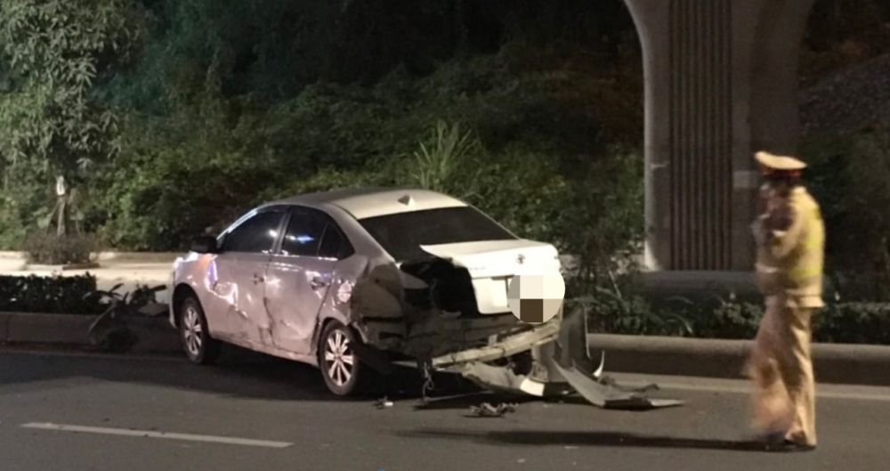 Cận cảnh thiệt hại của xe Toyota Vios