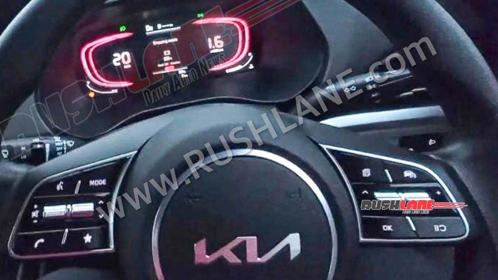 Bảng đồng hồ kỹ thuật số của Kia Carens 2022