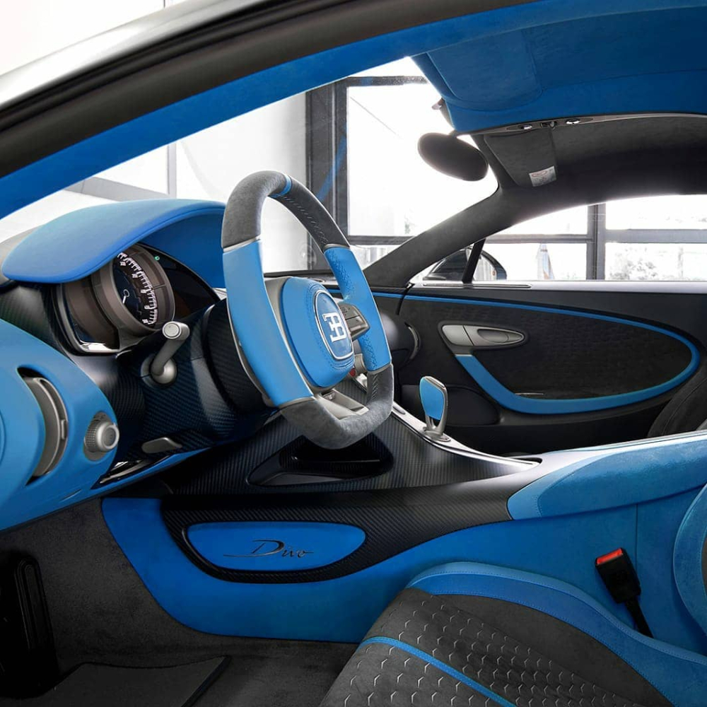 Nội thất siêu xe Bugatti Divo của đại gia Malaysia