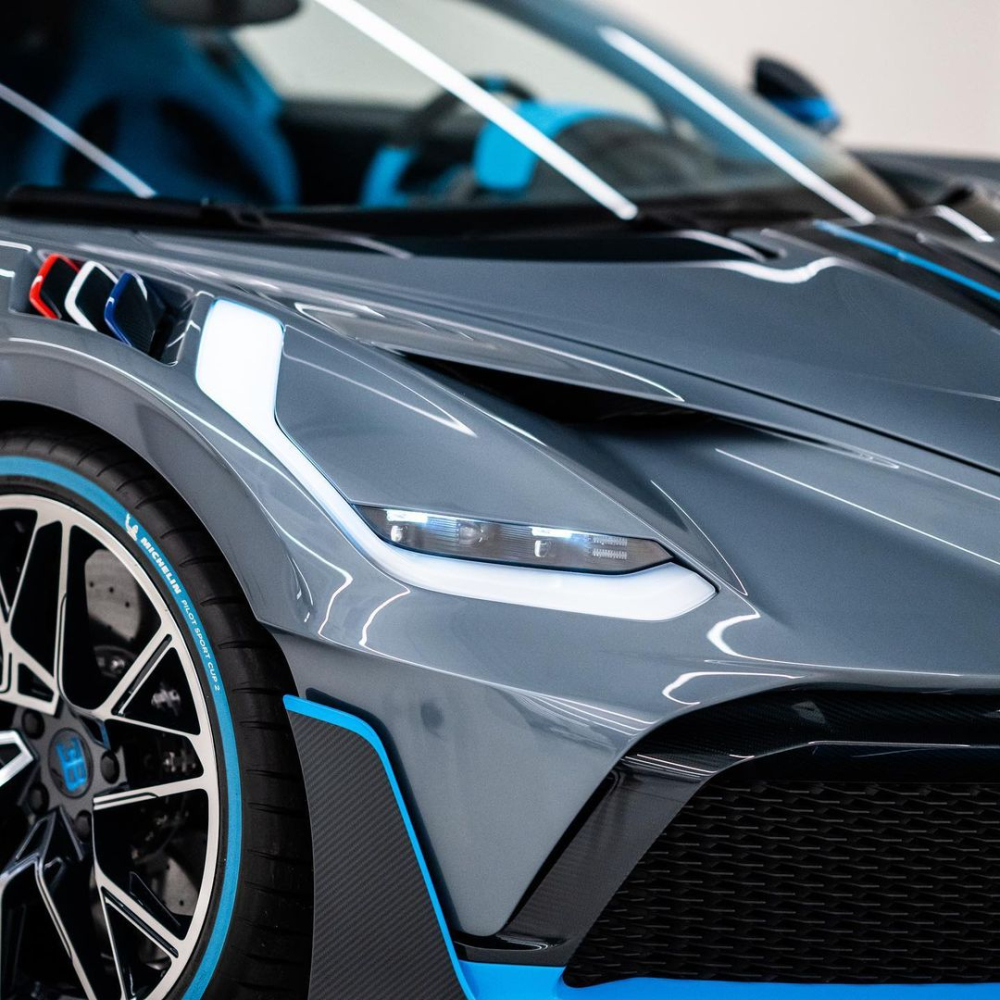 Thiết kế đèn pha của Bugatti Divo