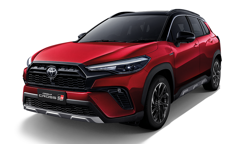 Toyota Corolla Cross GR Sport 2022 màu đỏ - nóc đen Toyota Corolla Cross GR Sport 2022 màu đỏ - nóc đen