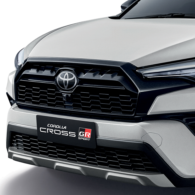 Lưới tản nhiệt màu đen mới của Toyota Corolla Cross GR Sport 2022 Lưới tản nhiệt màu đen mới của Toyota Corolla Cross GR Sport 2022