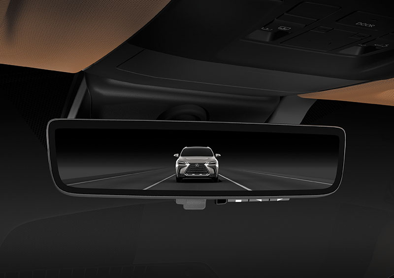 Gương chiếu hậu kỹ thuật số của Lexus NX 2022 Gương chiếu hậu kỹ thuật số của Lexus NX 2022