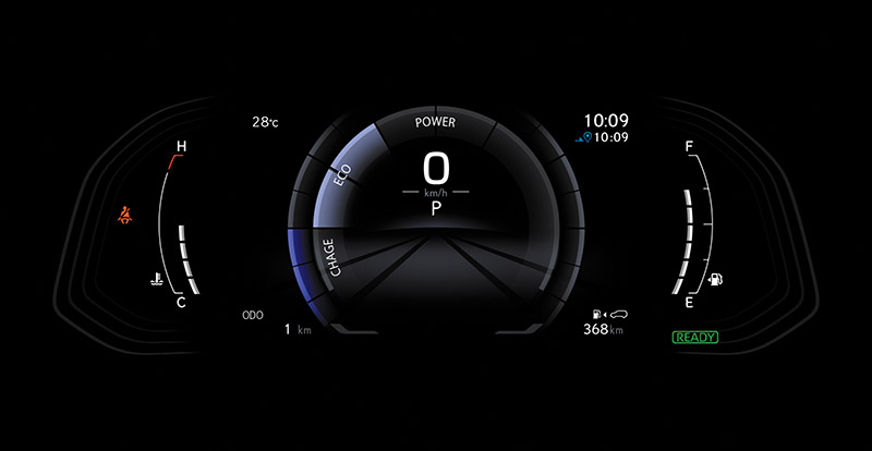 Bảng đồng hồ kỹ thuật số của Lexus NX 2022 Bảng đồng hồ kỹ thuật số của Lexus NX 2022