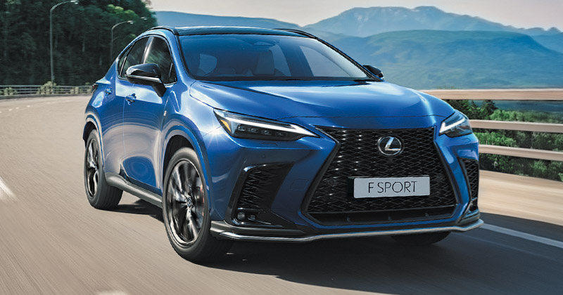 Thiết kế đầu xe của Lexus NX 2022 Thiết kế đầu xe của Lexus NX 2022