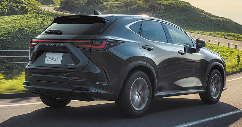 Đèn hậu LED của Lexus NX 2022 cũng thiết kế hình chữ L Đèn hậu LED của Lexus NX 2022 cũng thiết kế hình chữ L