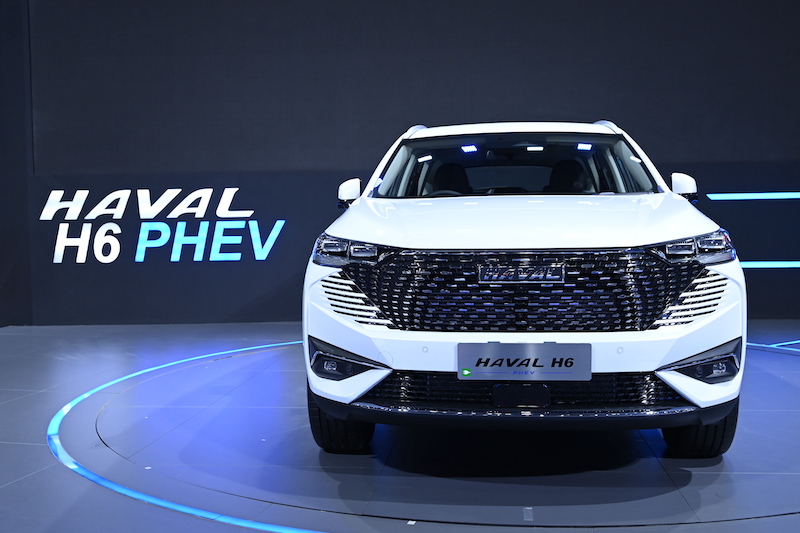 Thiết kế đầu xe của Haval H6 PHEV 2022