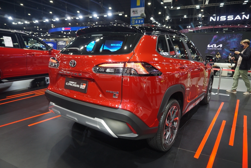 Thiết kế đằng sau của Toyota Corolla Cross GR Sport 2022