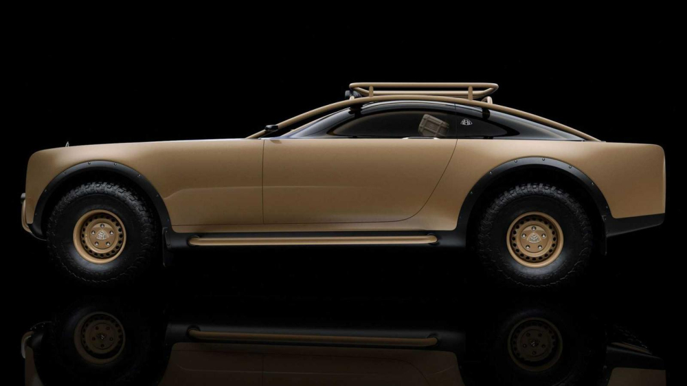 Phía bên của mẫu concept Project Maybach