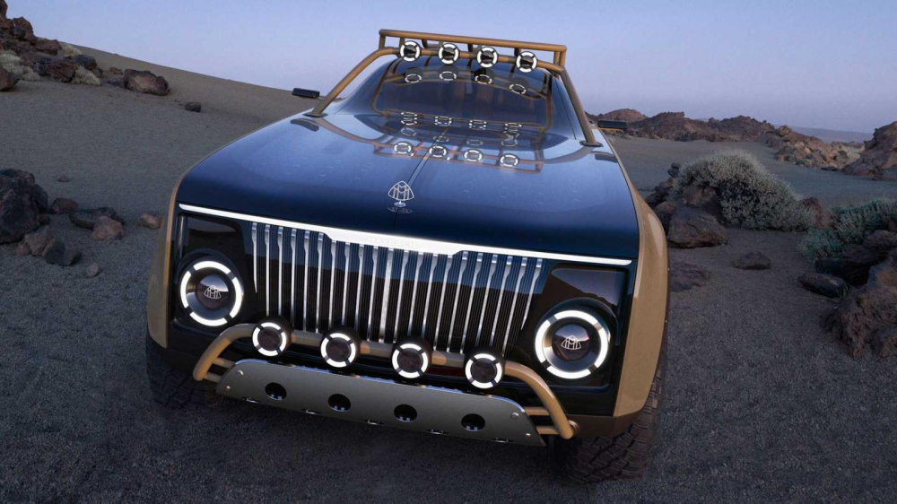 Phía trước của mẫu concept Project Maybach