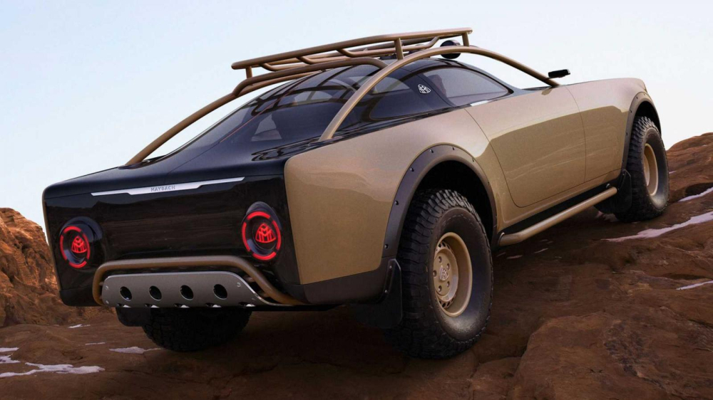 Phía sau của mẫu concept Project Maybach